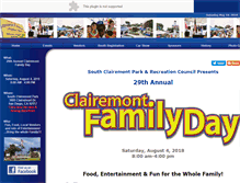Tablet Screenshot of clairemontfamilyday.com